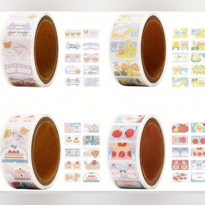 Cute Decorative Sticker Tape Rolls - 800 Pcs